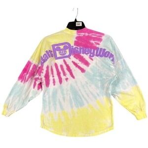 DISNEY SPIRIT JERSEY ADULT XS‎ HIPPIE TIE DYE MAGIC KINGDOM FLORIDA MICKEY
